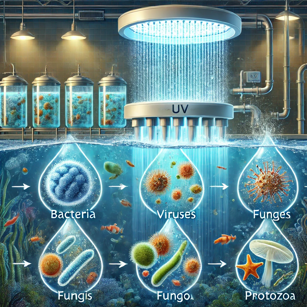 The effect of ultraviolet on bacteria in aquaculture - UVL